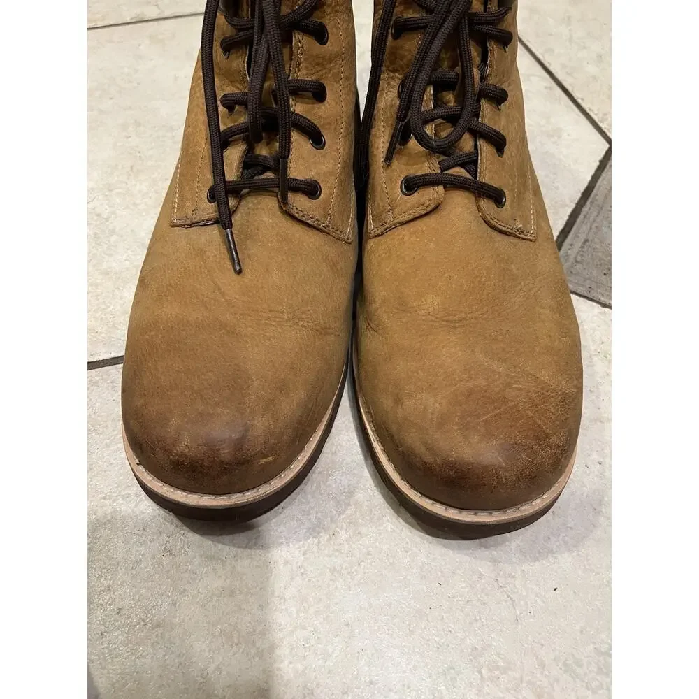 Ugg Mens Wheat Brown Seton TL Boots Waterproof Shearling Lined Sz 13